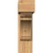 Ekena Millwork Olympic Block Smooth Bracket w/ Offset Brace, Western Red Cedar, 7 1/2"W x 26"D x 26"H BKT0806X26X26OLY05SWR - alternate 2
